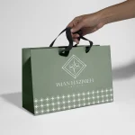 Iman Hazimeh jewellery logo, luxury brand identity, gold brand palette, Arabic calligraphy logo