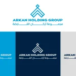 Arkan Holding logo, corporate brand identity, Libya holding group branding, executive presentation