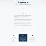 Art Vision portfolio website, Egypt architecture gallery, engineering project showcase