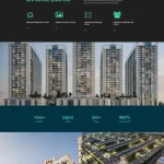 Blue Sky real estate website, Dubai property listings, area guides, real estate lead capture