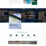 DragonFly Zanzibar hotel website, immersive web design, booking integration, tropical hospitality site