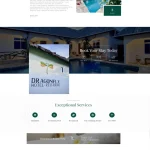 DragonFly Zanzibar hotel website, immersive web design, booking integration, tropical hospitality site
