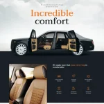 Fox Transport Qatar website, logistics web design, fleet gallery, social media content