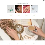 Iman Hazimeh jewellery website, luxury e-commerce design, Qatar online jewellery store