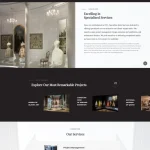 Specialties Qatar corporate website, engineering project gallery, Qatar corporate web design