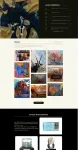 Wafika Sultan website, bilingual Arabic English design, Qatar personal brand, RTL website